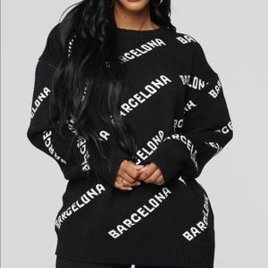 Fashionnova Barcelona Sweatshirt